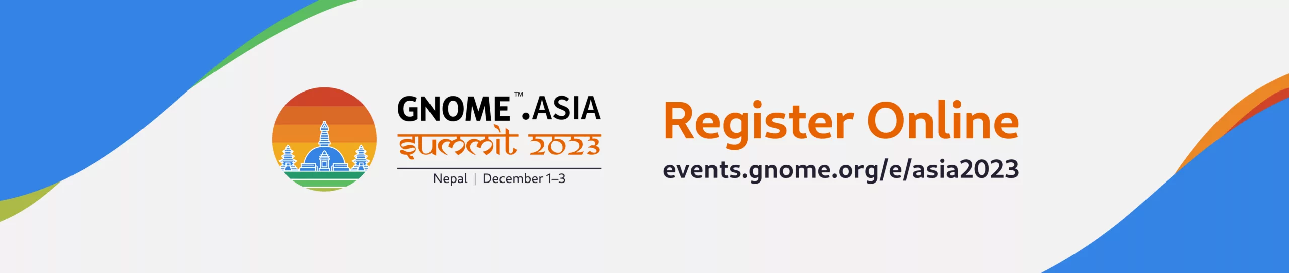 Read more about the article Registration Now Open for GNOME Asia 2023